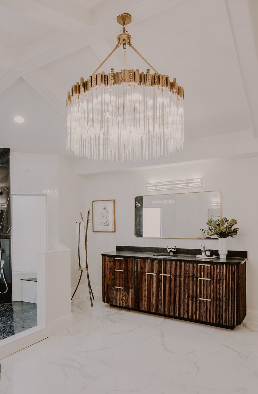 Pinehurst Primary Bathroom: From 1980s to Spa-Like Retreat