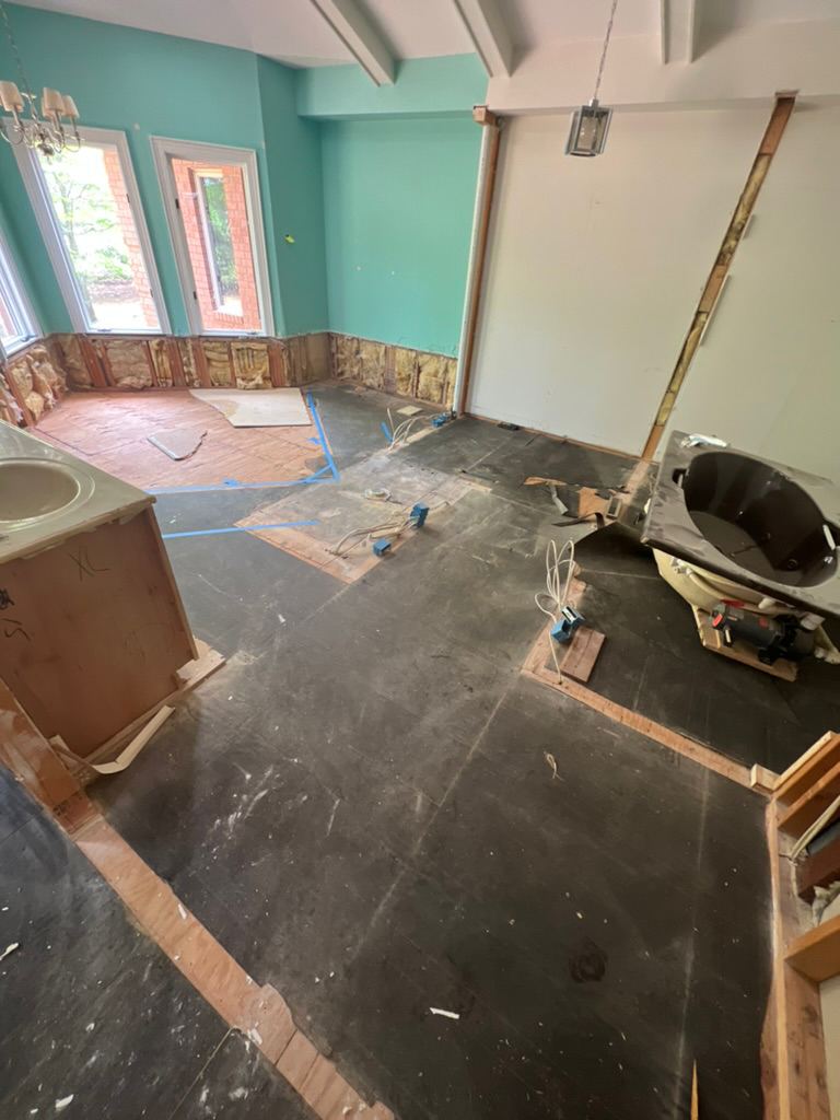 Pinehurst Primary Bathroom: From 1980s to Spa-Like Retreat