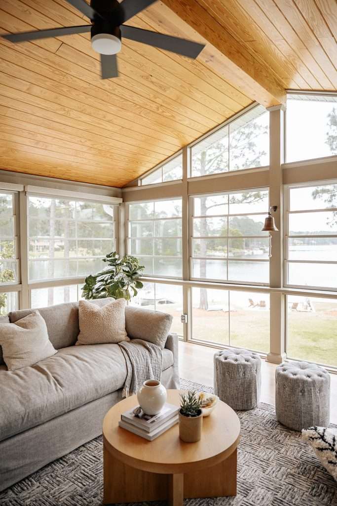 Sunroom addition in Seven Lakes